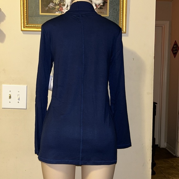 Navy Liz Claiborne cardigan Size S - Picture 3 of 11
